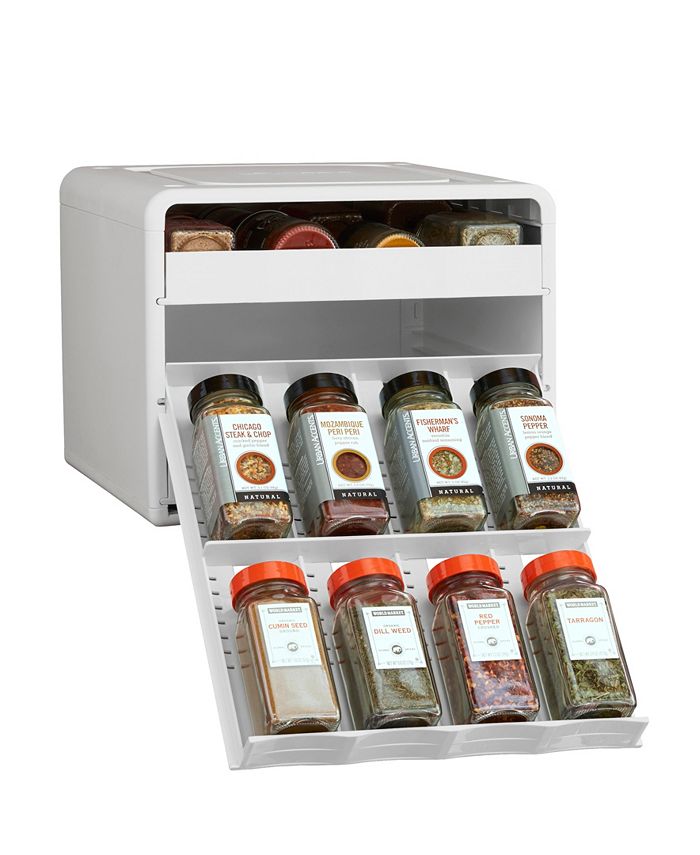 YouCopia SpiceStack® Adjustable 24-Bottle Spice Organizer - Macy's