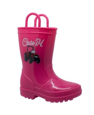 light pink rain boots