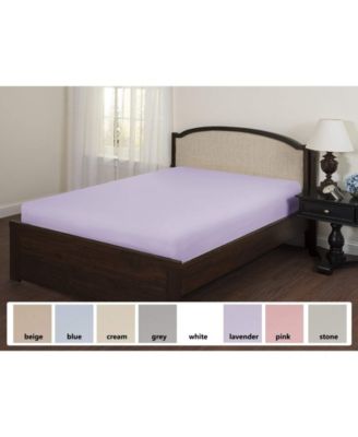 Superity Linen 100% Cotton Breathable Fitted Sheet – Cream