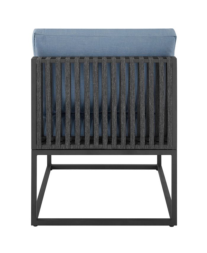 Walker Edison Outdoor Modern Modular Patio Side Chair & Reviews