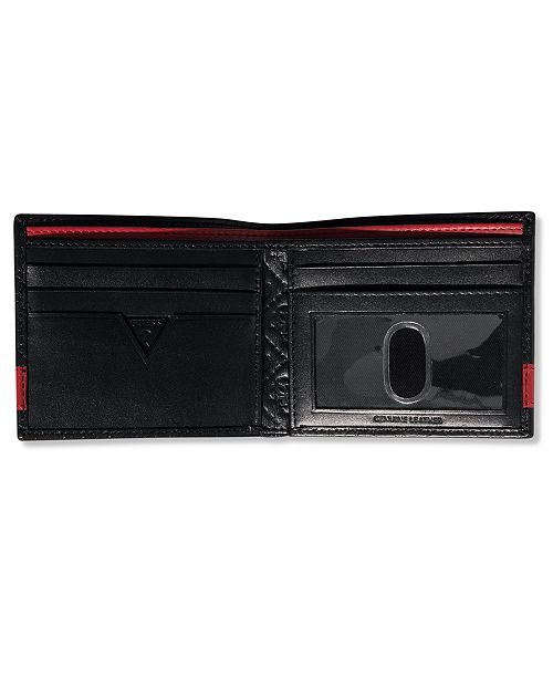 GUESS Mesa Billfold Men&#39;s Leather Wallet - All Accessories - Men - Macy&#39;s