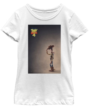 Fifth Sun Kids' Big Girls Toy Story 4 Toy Story 4 Poster Short Sleeve T-shirt In White