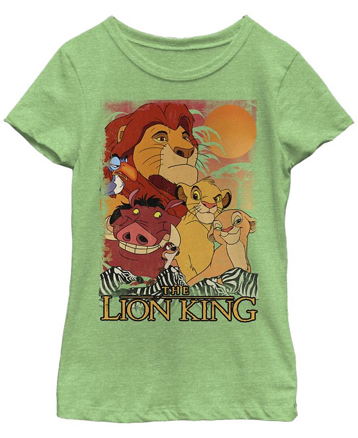 Fifth Sun Big Girls Lion King Paste Short Sleeve T-shirt - Macy's