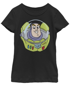 Big Girls Toy Story 1-3 Buzz Big Face Short Sleeve T-shirt