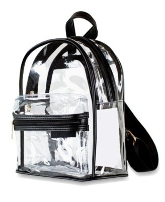 macy's clear backpack