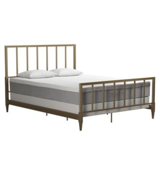 CosmoLiving By Cosmopolitan Blair Brass Metal Bed, Full - Macy's