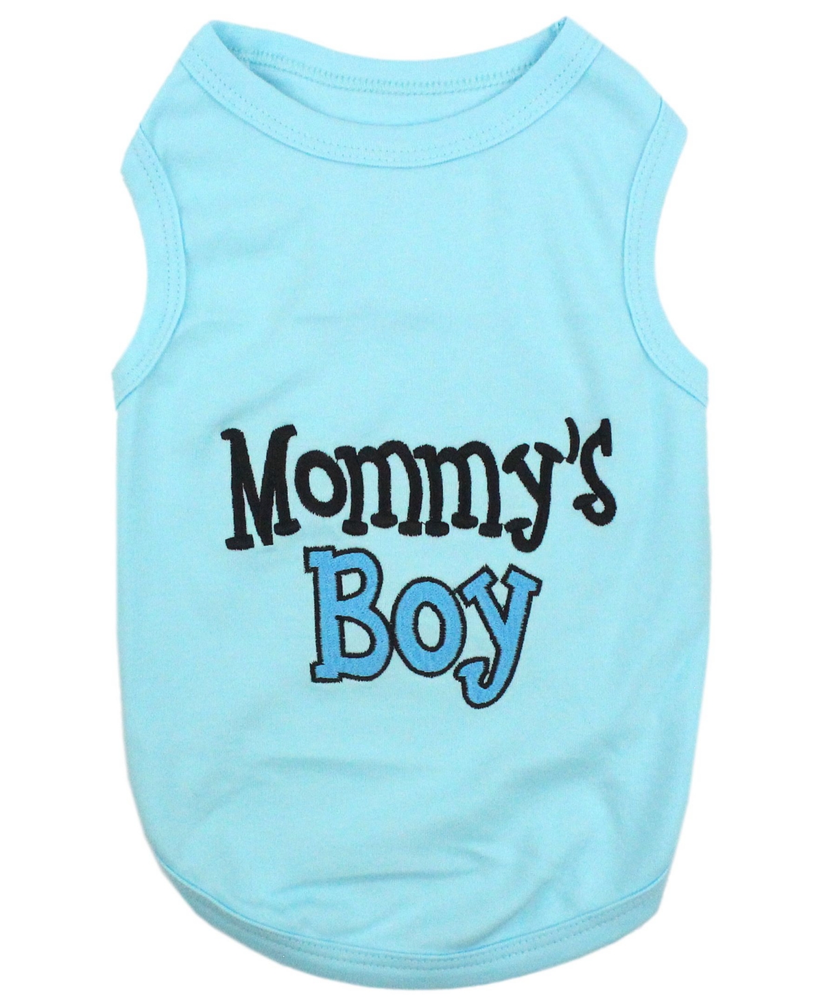 Mommy's Boy Dog T-Shirt - Aqua