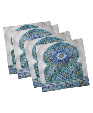 Ambesonne Moroccan Set of 4 Napkins 12