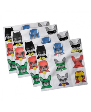 Ambesonne Superhero Set of 4 Napkins 12