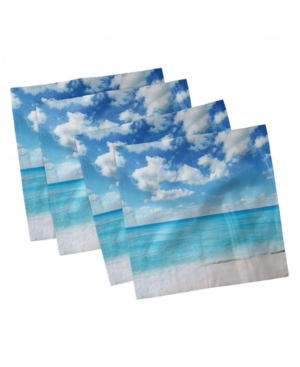 Ambesonne Tropical Set of 4 Napkins 12