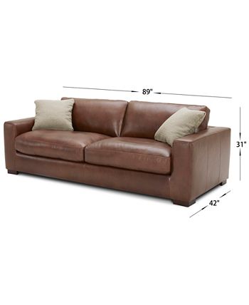 Chelby leather 2025 sectional