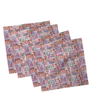 Ambesonne Christmas Set of 4 Napkins 12
