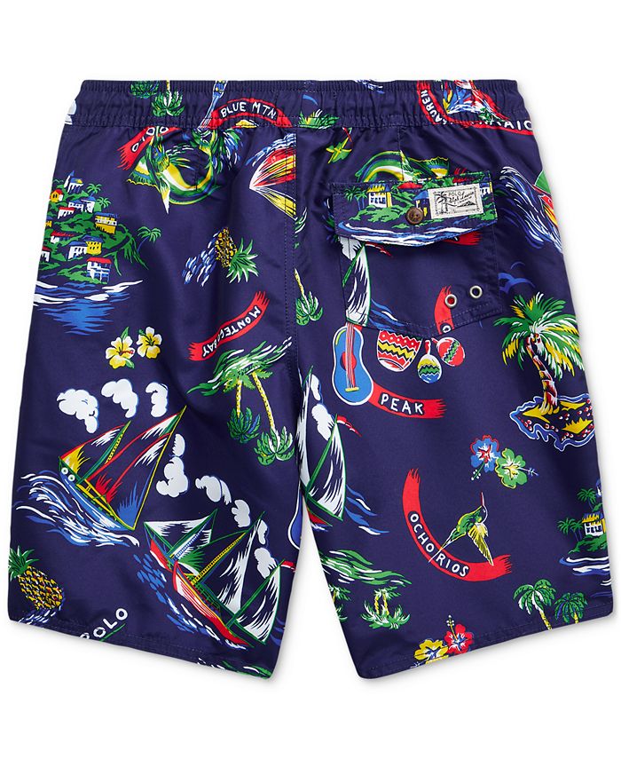 Polo Ralph Lauren Big Boys Captiva Tropical Swim Trunks Macy's