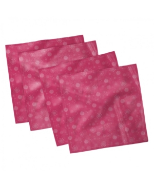 Ambesonne Winter Set of 4 Napkins 12