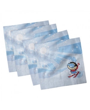 Ambesonne Sports Set of 4 Napkins 12