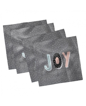 Ambesonne Joy Set of 4 Napkins 12