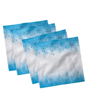 Ambesonne Winter Set of 4 Napkins 18