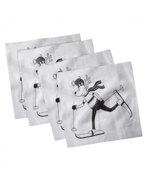 Ambesonne Scandinavian Set of 4 Napkins 18