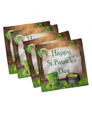 Ambesonne St Patrick's Day Set of 4 Napkins 18