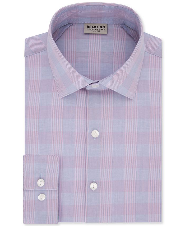 Kenneth cole reaction deals slim fit dress shirt