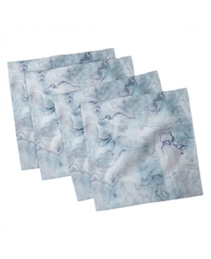 Ambesonne Marble Set of 4 Napkins 18