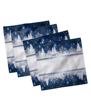 Ambesonne Christmas Set of 4 Napkins 18