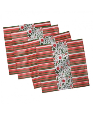 Ambesonne Christmas Set of 4 Napkins 18