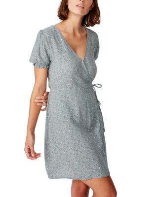 macy's wrap around dresses