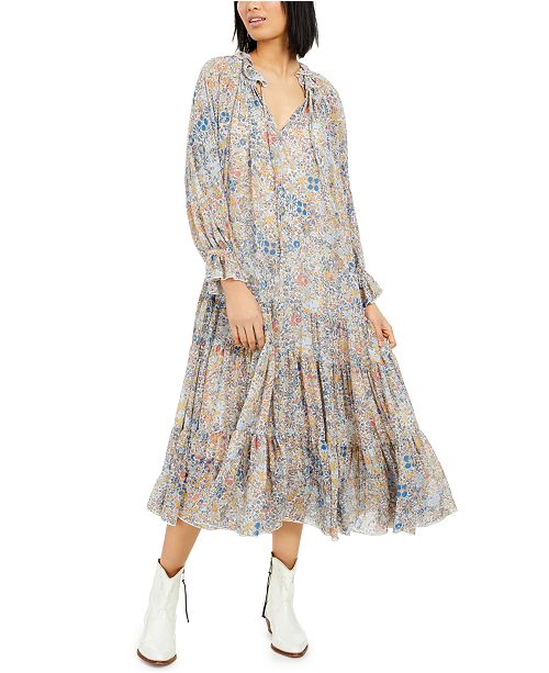 Free People Feeling Groovy Maxi Dress Reviews Dresses Macy S