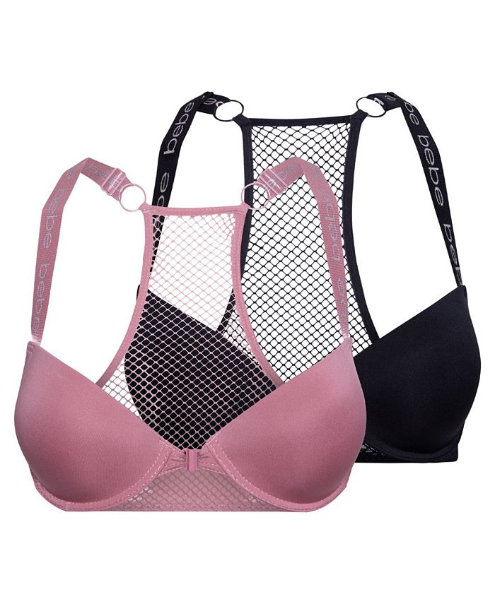 Bebe Intimates 2pack Wire Free Push Up Bras in 2024