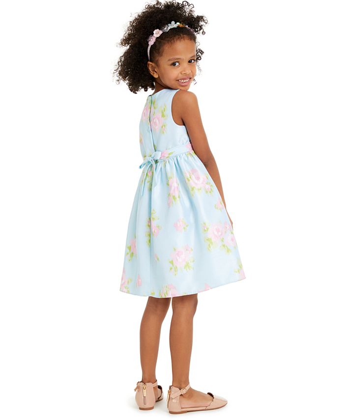 Good Lad Little Girls Floral Shantung Dress & Reviews - Dresses - Kids ...