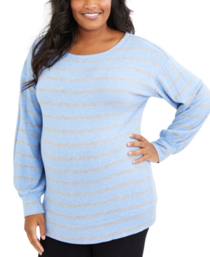 image of Motherhood Maternity Plus Size Striped Top