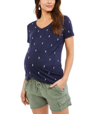 under belly maternity shorts