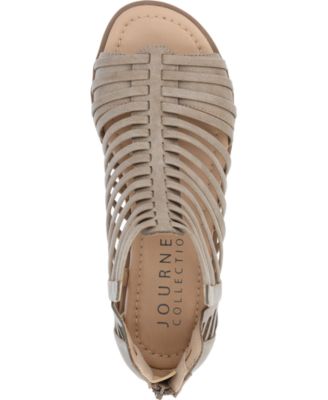 Women's Delilah Gladiator Sliver Wedge Sandals