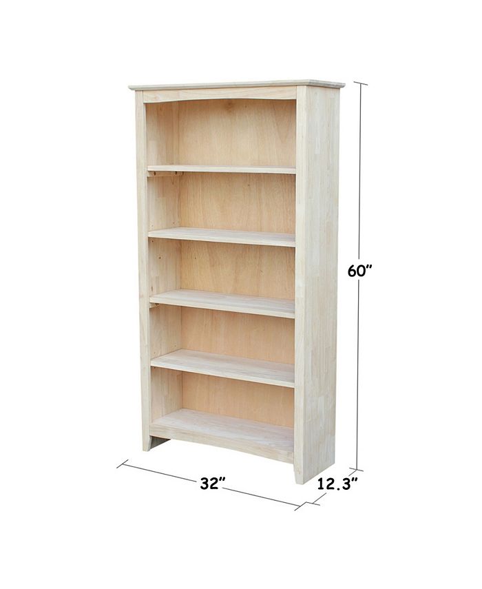 International concepts shaker shop bookcase