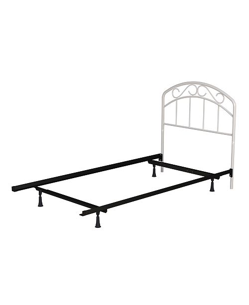 Hillsdale Jolie Arched Scroll Metal Headboard With Bed Frame Twin Reviews Furniture Macy S