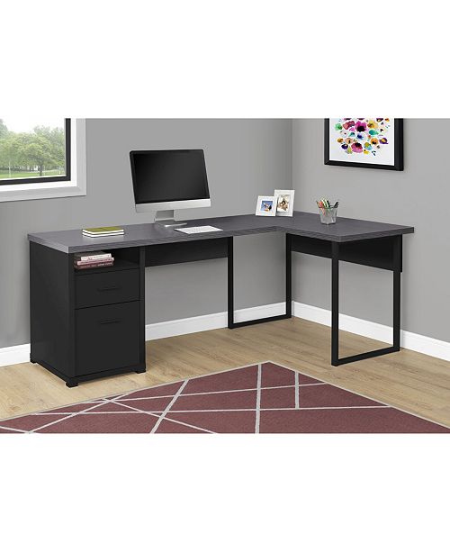 Monarch Specialties Computer Desk 80 L Top Left Right Facing Reviews Furniture Macy S