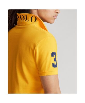 black and yellow ralph lauren polo shirt