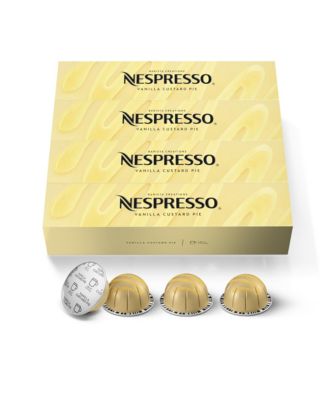 Nespresso - Capsules VertuoLine, Vanilla Custard Pie, Mild Roast Coffee, 40-Count Coffee Pods