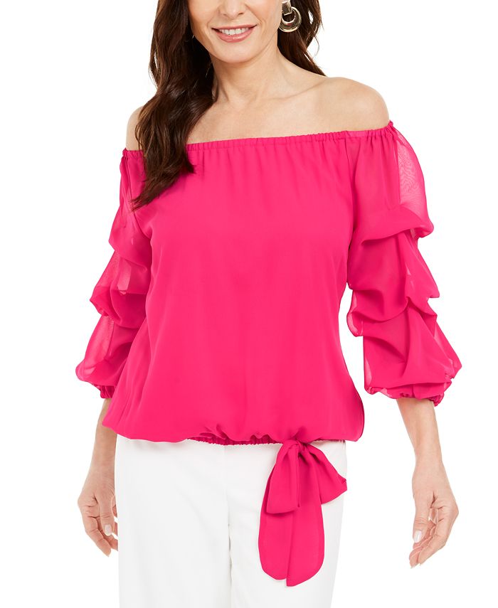 Msk off the online shoulder top