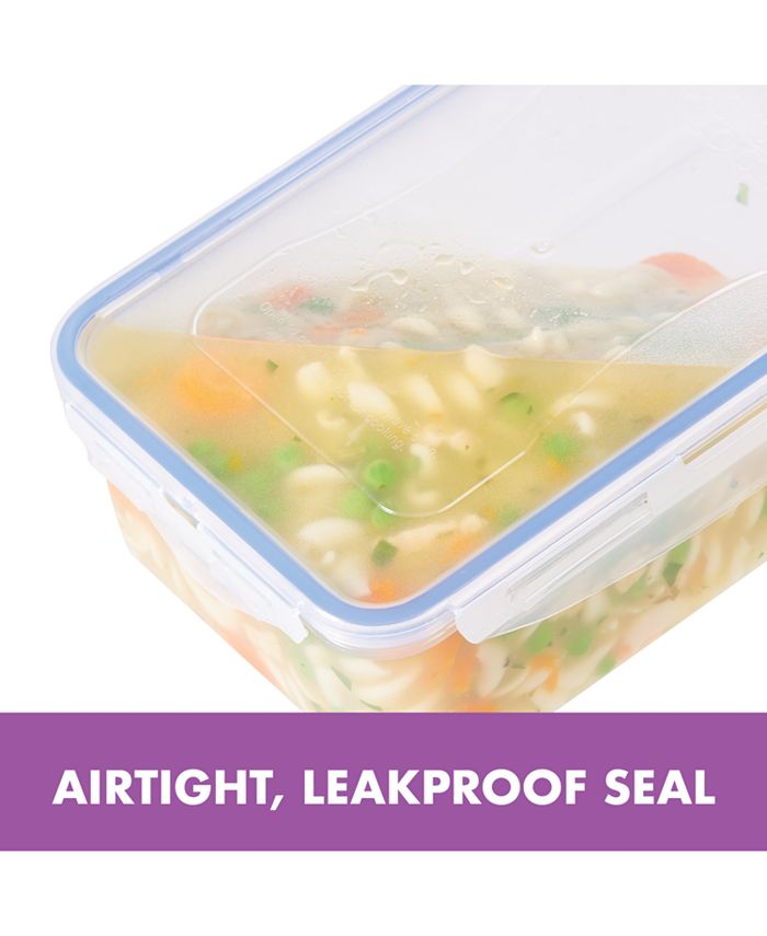 Lock n Lock Purely Better™ Square 4-Pc. Food Storage Containers with  Dividers, 29-Oz. - Macy's