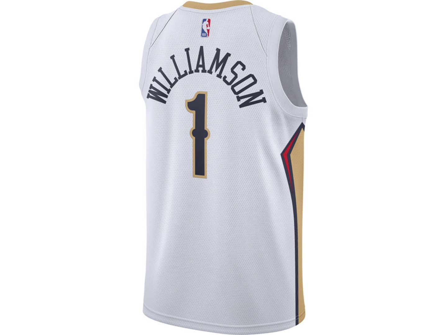 Топ Nike New Orleans Pelicans Zion Williamson Swingman Jersey, цвет: Белый — фото 1