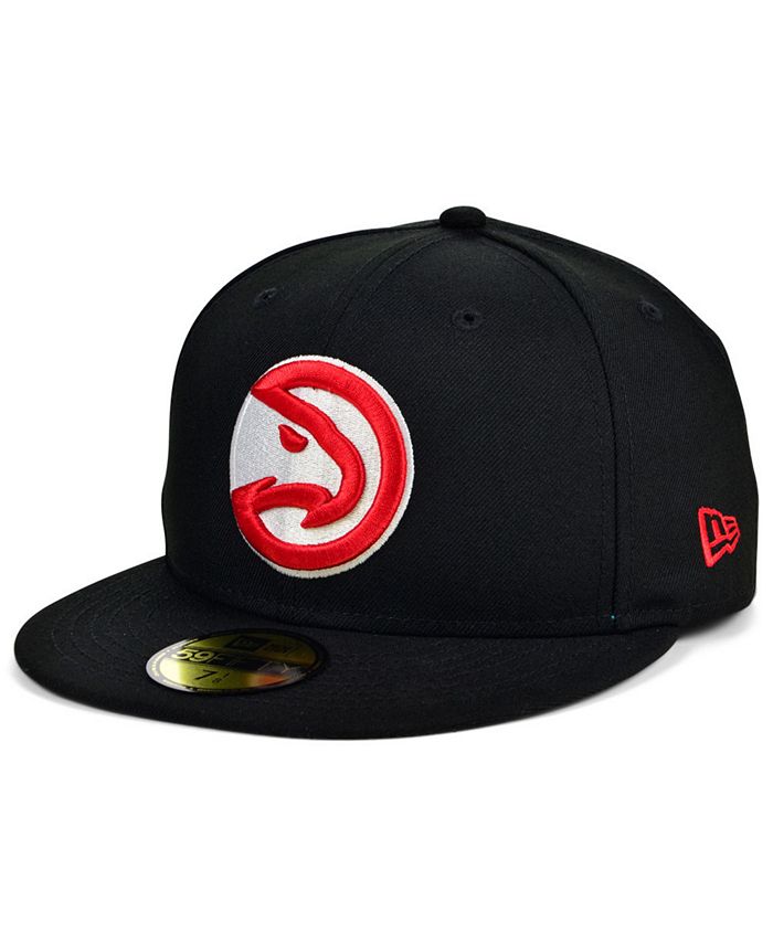 New Era Atlanta Hawks Men's All Around Fitted Cap Macy's