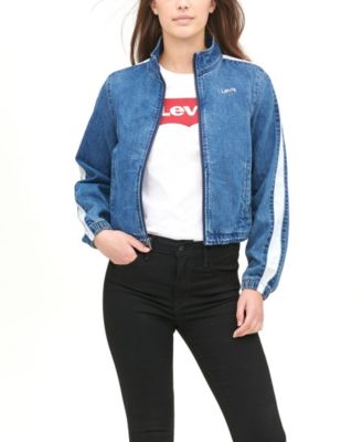 levi denim bomber jacket