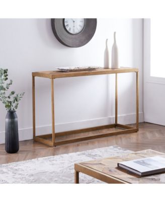 Courtland Wood Patchwork Console Table