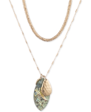 image of lonna & lilly Gold-Tone Disc & Stone 36