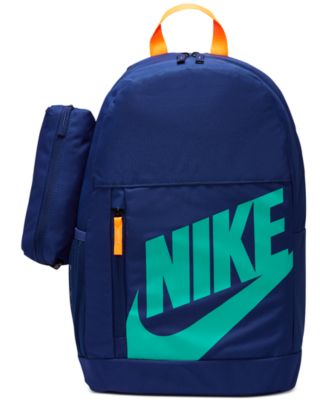 blue and orange nike backpack