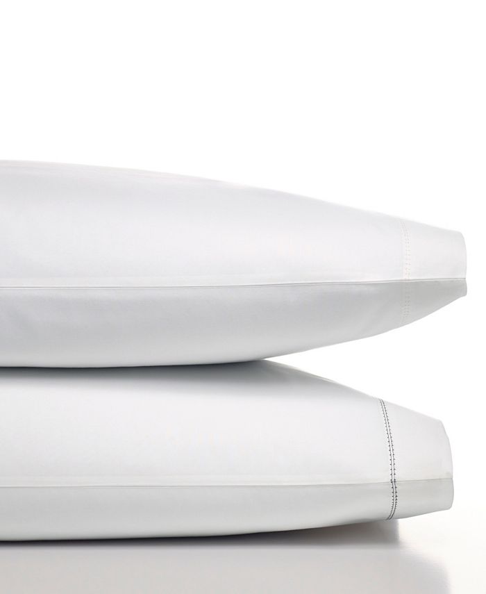 Vera Wang Solid Cotton Percale T400 4 Piece Sheet Set, King Macy's