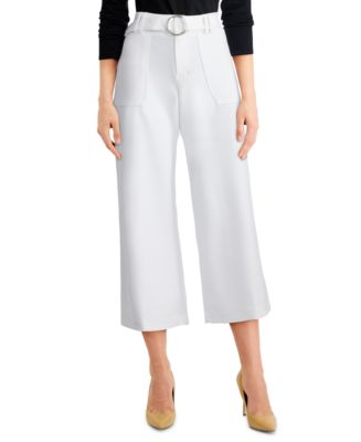 INC International Concepts INC Belted Utility Culotte Pants, Created ...