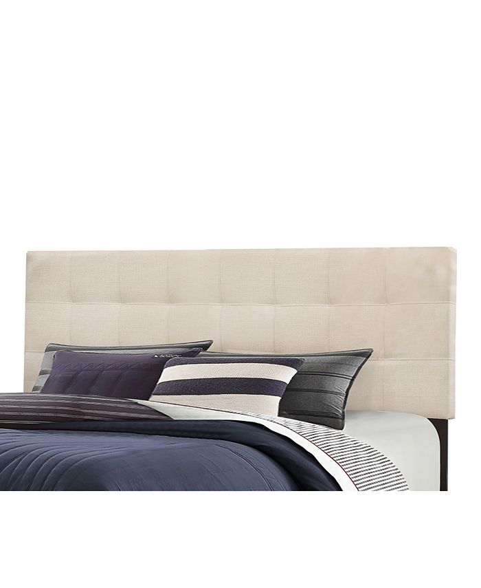 Hilale Delaney Full Queen, Metal Bed Frame With Tufted Headboard